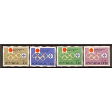 PORTUGAL 1964 Yv. 949/52 SERIE COMPLETA MINT DEPORTES OLIMPIADAS